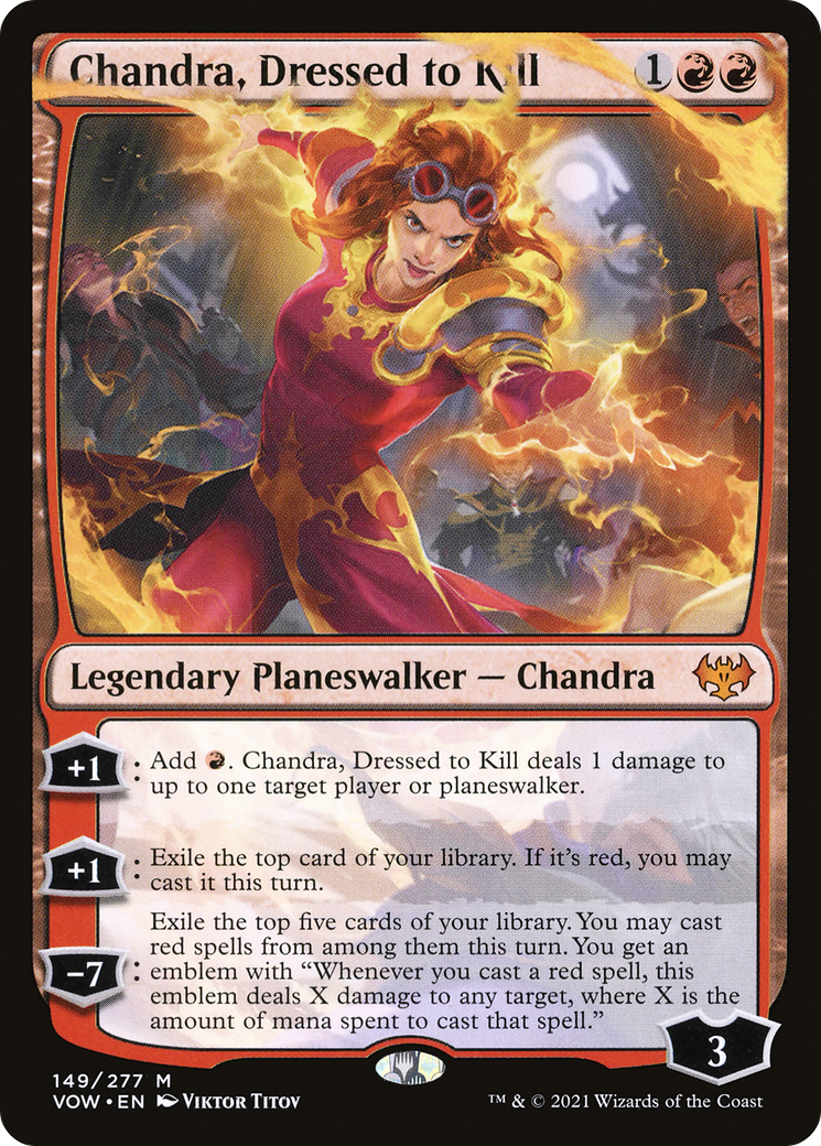 Chandra, Dressed to Kill (149) [Innistrad: Crimson Vow] - Deck Out Gaming