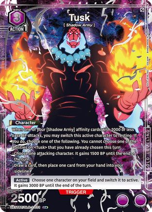 Tusk (031) (R*) (UE17BT/SLG-1-031) [UE17BT: SOLO LEVELING] Foil - Deck Out Gaming