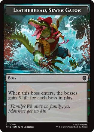 Leatherhead, Sewer Gator (9) [Commander: Teenage Mutant Ninja Turtles] - Deck Out Gaming