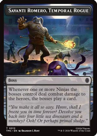 Savanti Romero, Temporal Rogue (12) [Commander: Teenage Mutant Ninja Turtles] - Deck Out Gaming