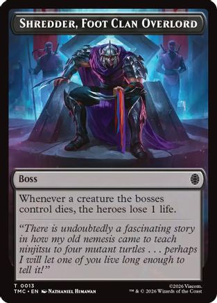 Shredder, Foot Clan Overlord (13) [Commander: Teenage Mutant Ninja Turtles] - Deck Out Gaming