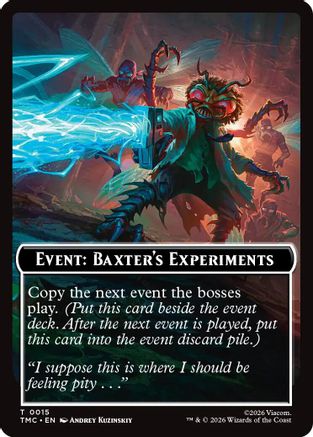 Event: Baxter's Experiments (15) [Commander: Teenage Mutant Ninja Turtles] - Deck Out Gaming