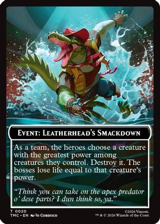 Event: Leatherhead's Smackdown (20) [Commander: Teenage Mutant Ninja Turtles] - Deck Out Gaming