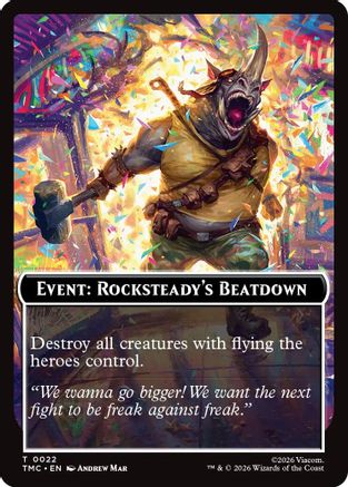 Event: Rocksteady's Beatdown (22) [Commander: Teenage Mutant Ninja Turtles] - Deck Out Gaming