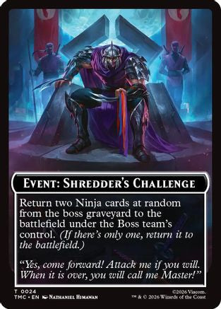 Event: Shredder's Challenge (24) [Commander: Teenage Mutant Ninja Turtles] - Deck Out Gaming