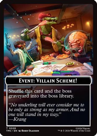 Event: Villain Scheme! (28) [Commander: Teenage Mutant Ninja Turtles] - Deck Out Gaming