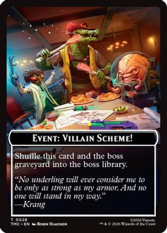 Event: Villain Scheme! (28) [Commander: Teenage Mutant Ninja Turtles] - Deck Out Gaming
