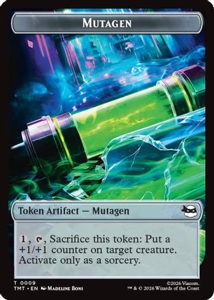 Mutagen // Food Double-Sided Token (9) [Teenage Mutant Ninja Turtles] - Deck Out Gaming