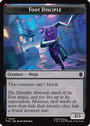 Foot Disciple (30) [Commander: Teenage Mutant Ninja Turtles] - Deck Out Gaming