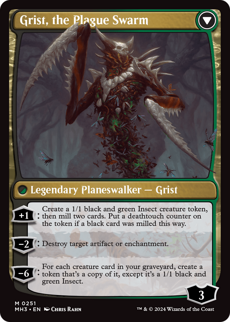 Grist, Voracious Larva (251) [Modern Horizons 3] - Deck Out Gaming