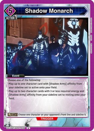 Shadow Monarch (UE17BT/SLG-1-039) [UE17BT: SOLO LEVELING] - Deck Out Gaming