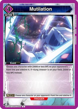 Mutilation (UE17BT/SLG-1-040) [UE17BT: SOLO LEVELING] - Deck Out Gaming