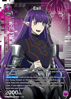 Esil (008) (SR*) (UE17BT/SLG-1-008) [UE17BT: SOLO LEVELING] Foil - Deck Out Gaming