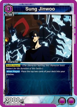 Sung Jinwoo (016) (UE17BT/SLG-1-016) [UE17BT: SOLO LEVELING] - Deck Out Gaming