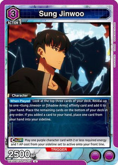 Sung Jinwoo (018) (UE17BT/SLG-1-018) [UE17BT: SOLO LEVELING] - Deck Out Gaming