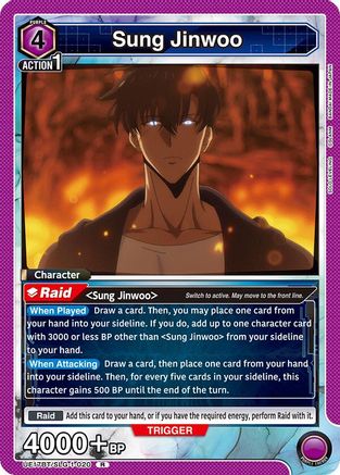 Sung Jinwoo (020) (UE17BT/SLG-1-020) [UE17BT: SOLO LEVELING] Foil - Deck Out Gaming