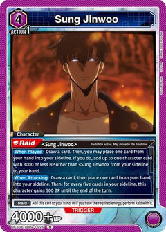 Sung Jinwoo (020) (UE17BT/SLG-1-020) [UE17BT: SOLO LEVELING] Foil - Deck Out Gaming