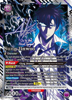 Sung Jinwoo (022) (SR***) (UE17BT/SLG-1-022) [UE17BT: SOLO LEVELING] Foil - Deck Out Gaming
