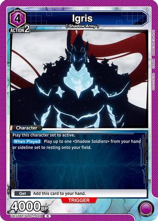 Igris (UE17BT/SLG-1-028) [UE17BT: SOLO LEVELING] Foil - Deck Out Gaming