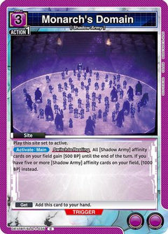 Monarch's Domain (UE17BT/SLG-1-035) [UE17BT: SOLO LEVELING] - Deck Out Gaming