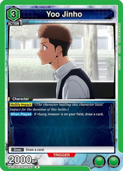 Yoo Jinho (053) (UE17BT/SLG-1-053) [UE17BT: SOLO LEVELING] Foil - Deck Out Gaming