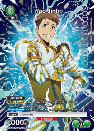Yoo Jinho (053) (R*) (UE17BT/SLG-1-053) [UE17BT: SOLO LEVELING] Foil - Deck Out Gaming