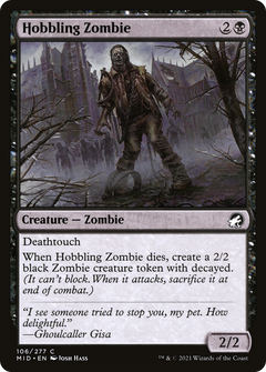 Hobbling Zombie (106) [Innistrad: Midnight Hunt] - Deck Out Gaming