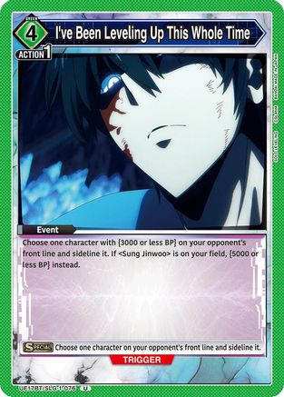 I've Been Leveling Up This Whole Time (UE17BT/SLG-1-076) [UE17BT: SOLO LEVELING] - Deck Out Gaming