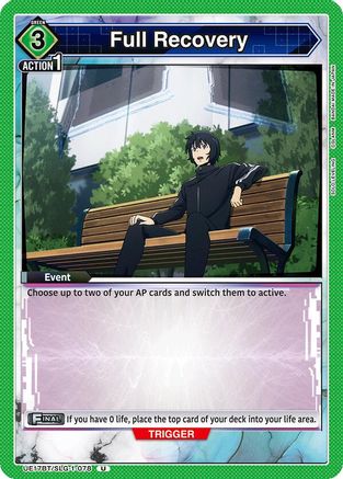 Full Recovery (UE17BT/SLG-1-078) [UE17BT: SOLO LEVELING] - Deck Out Gaming