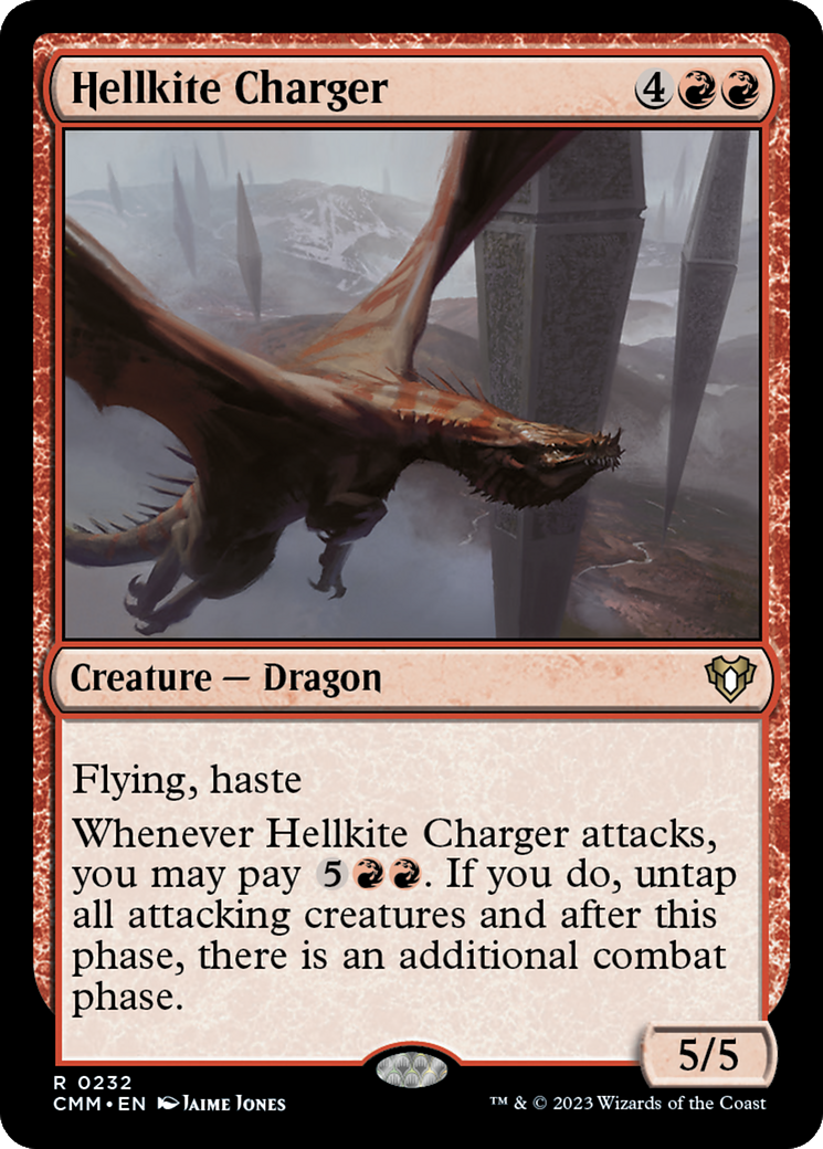 Hellkite Charger (232) [Commander Masters] foil - Deck Out Gaming