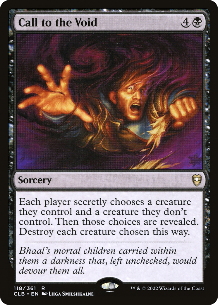 Call to the Void (118) [Commander Legends: Battle for Baldur's Gate] foil - Deck Out Gaming