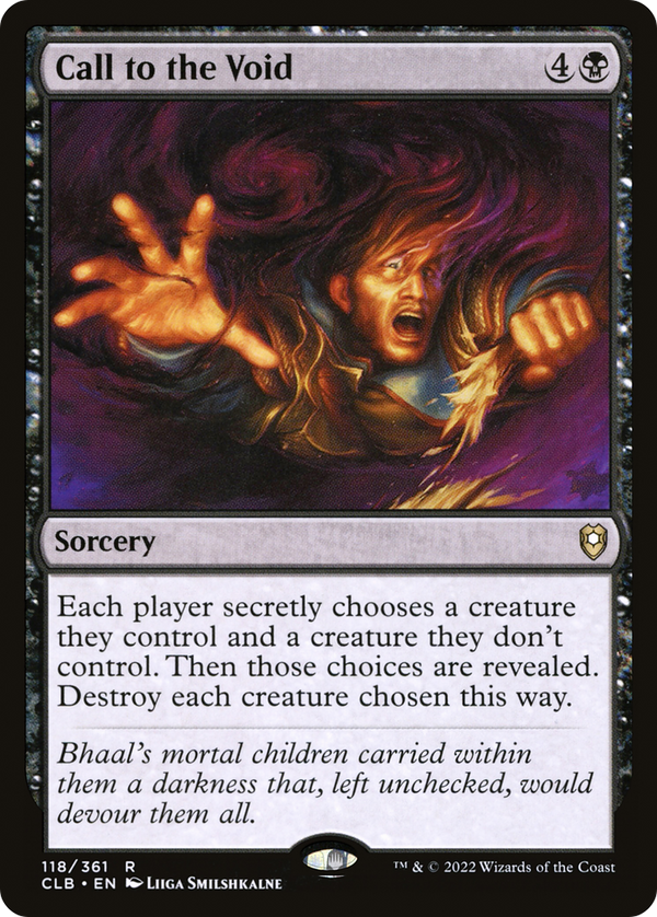 Call to the Void (118) [Commander Legends: Battle for Baldur's Gate] foil - Deck Out Gaming