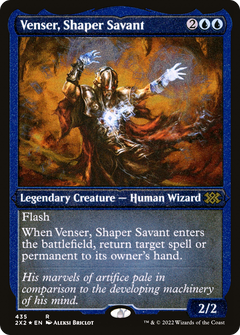 Venser, Shaper Savant (Foil Etched) (435) [Double Masters 2022] foil - Deck Out Gaming