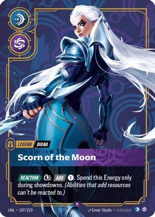Diana - Scorn of the Moon (197/219) [Unleashed] Foil - Deck Out Gaming