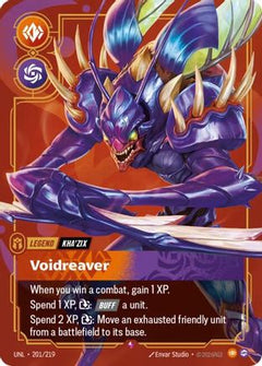Kha'Zix - Voidreaver (201/219) [Unleashed] Foil - Deck Out Gaming