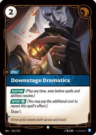 Downstage Dramatics (061/219) [Unleashed] Foil - Deck Out Gaming