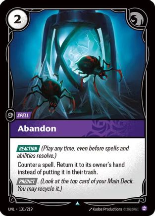 Abandon (131/219) [Unleashed] - Deck Out Gaming