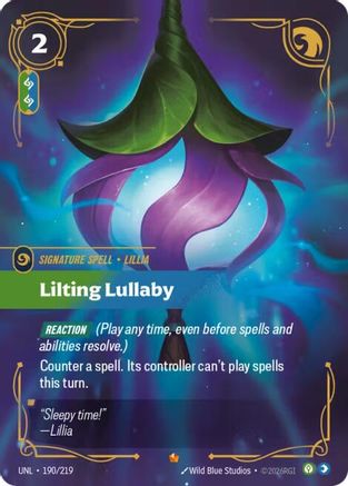 Lilting Lullaby (190/219) [Unleashed] Foil - Deck Out Gaming