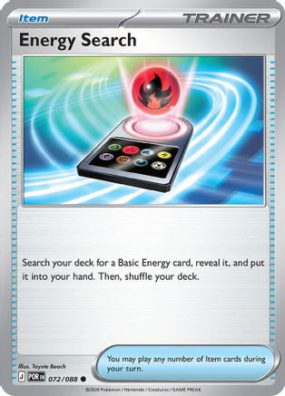 Energy Search (72) [ME03: Perfect Order] Reverse Holofoil - Deck Out Gaming