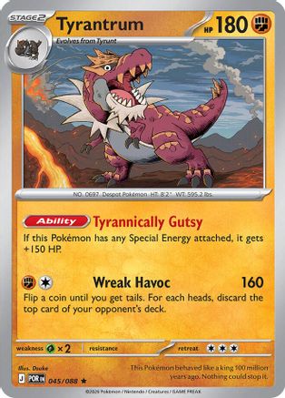 Tyrantrum (45) [ME03: Perfect Order] Reverse Holofoil - Deck Out Gaming