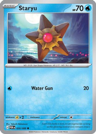 Staryu (20) [ME03: Perfect Order] - Deck Out Gaming