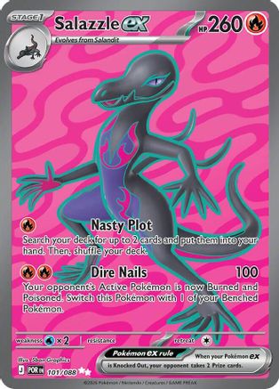 Salazzle ex - 101/088 (101) [ME03: Perfect Order] Holofoil - Deck Out Gaming