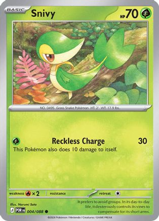 Snivy (4) [ME03: Perfect Order] Reverse Holofoil - Deck Out Gaming