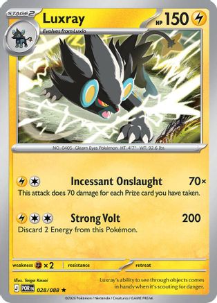 Luxray (28) [ME03: Perfect Order] Holofoil - Deck Out Gaming
