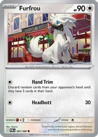 Furfrou (67) [ME03: Perfect Order] Reverse Holofoil - Deck Out Gaming
