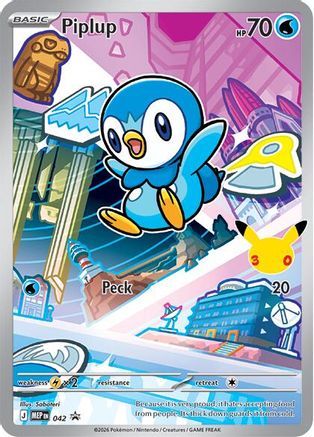 Piplup - 042 (42) [ME: Mega Evolution Promo] Holofoil - Deck Out Gaming