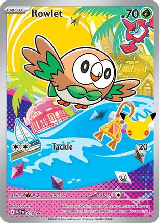 Rowlet - 043 (43) [ME: Mega Evolution Promo] Holofoil - Deck Out Gaming