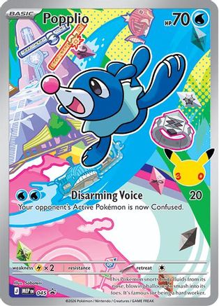 Popplio - 045 (45) [ME: Mega Evolution Promo] Holofoil - Deck Out Gaming