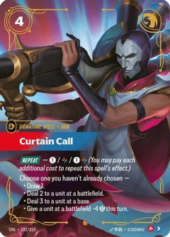 Curtain Call (182/219) [Unleashed] Foil - Deck Out Gaming