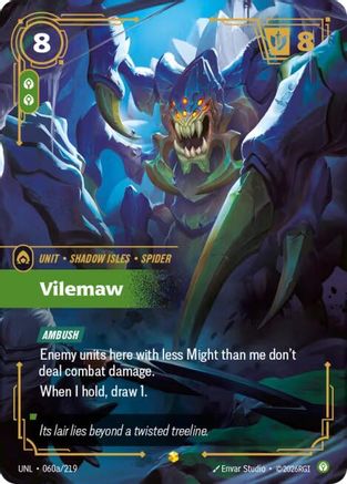 Vilemaw (Alternate Art) (060a/219) [Unleashed] Foil - Deck Out Gaming